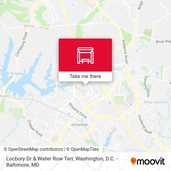 Locbury Dr & Water Row Terr map
