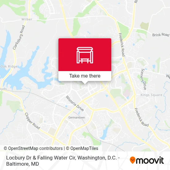 Locbury Dr & Falling Water Cir map