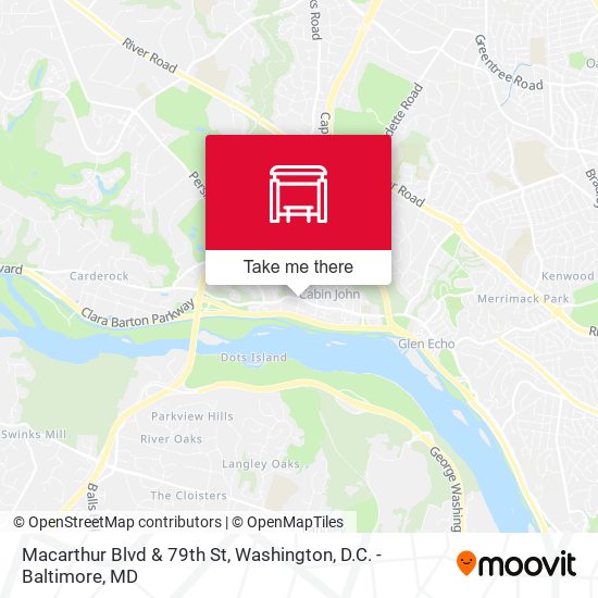 Macarthur Blvd & 79th St map