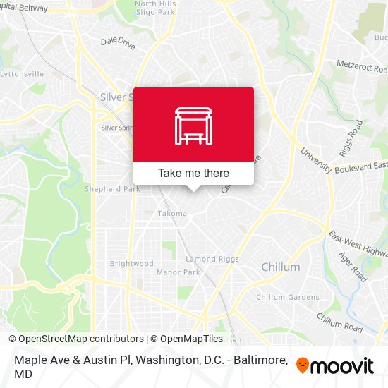 Maple Ave & Austin Pl map
