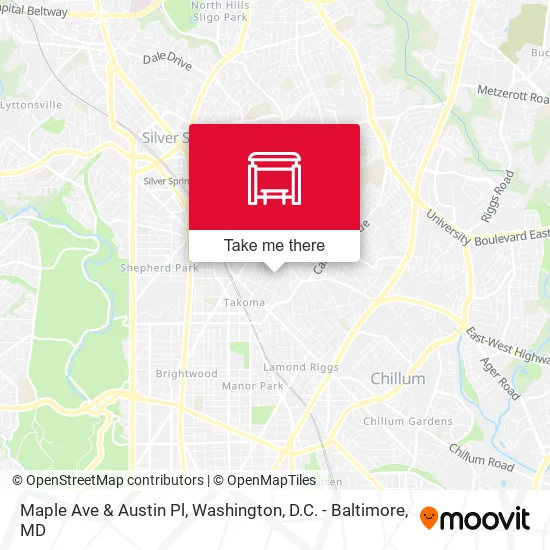 Maple Ave & Austin Pl map