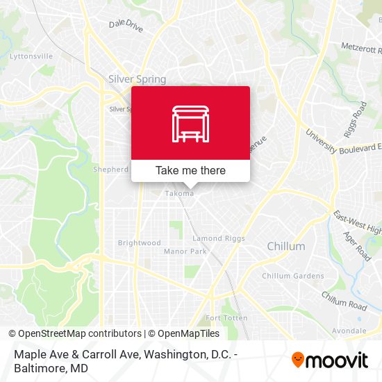 Mapa de Maple Ave & Carroll Ave