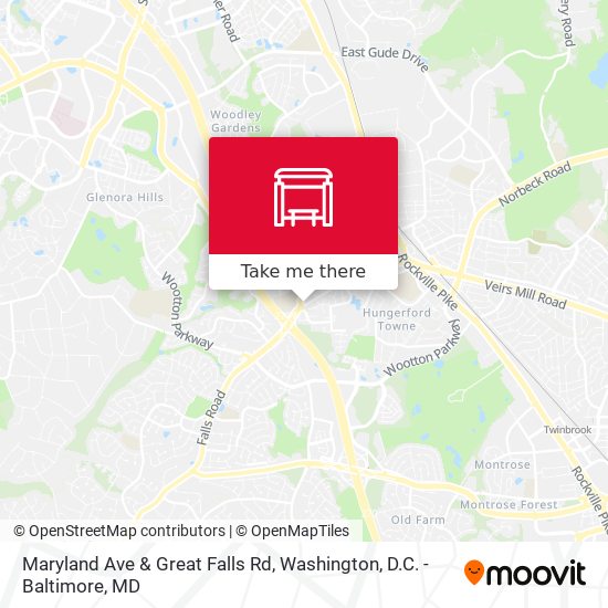 Mapa de Maryland Ave & Great Falls Rd