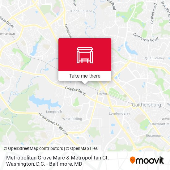 Metropolitan Grove Marc & Metropolitan Ct map
