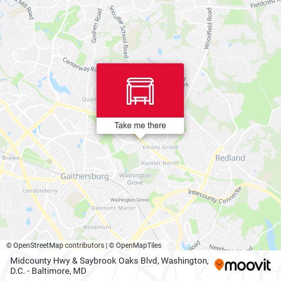 Midcounty Hwy & Saybrook Oaks Blvd map
