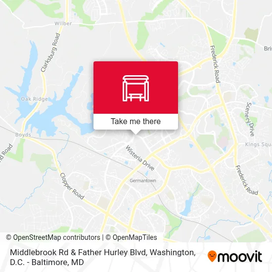 Middlebrook Rd & Father Hurley Blvd map