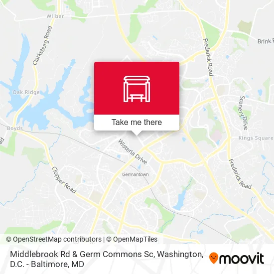 Middlebrook Rd & Germ Commons Sc map