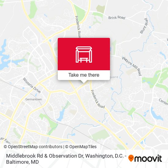 Mapa de Middlebrook Rd & Observation Dr