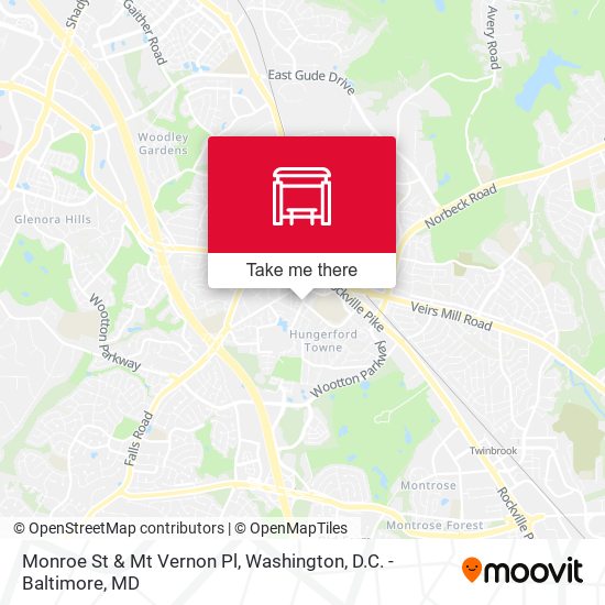 Mapa de Monroe St & Mt Vernon Pl