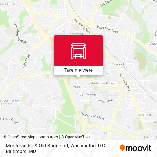 Montrose Rd & Old Bridge Rd map