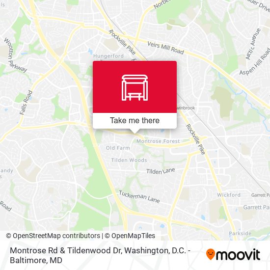 Mapa de Montrose Rd & Tildenwood Dr