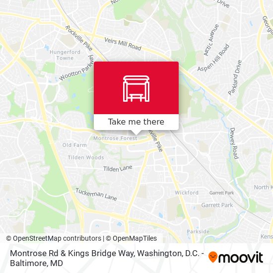 Mapa de Montrose Rd & Kings Bridge Way