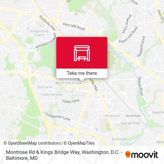 Montrose Rd & Kings Bridge Way map
