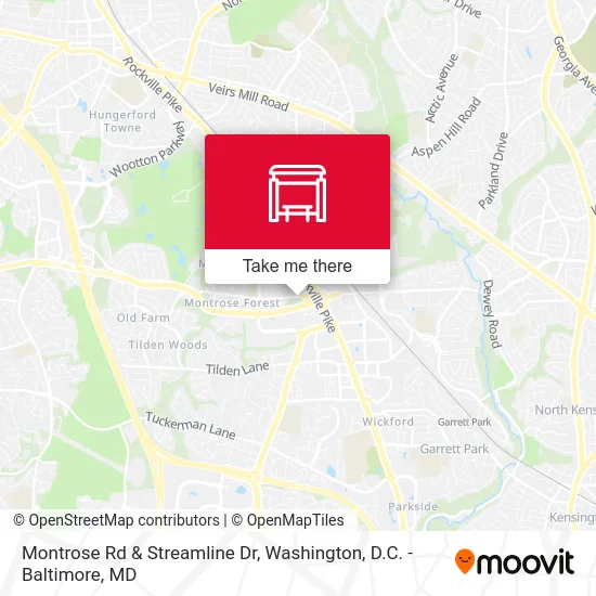 Montrose Rd & Streamline Dr map