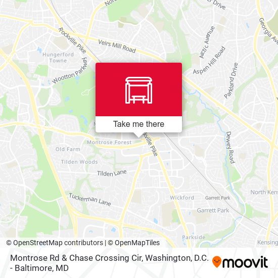 Mapa de Montrose Rd & Chase Crossing Cir