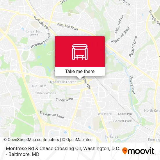 Montrose Rd & Chase Crossing Cir map