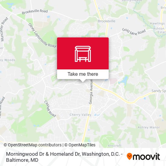 Mapa de Morningwood Dr & Homeland Dr
