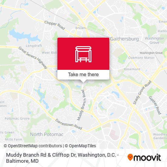 Mapa de Muddy Branch Rd & Clifftop Dr