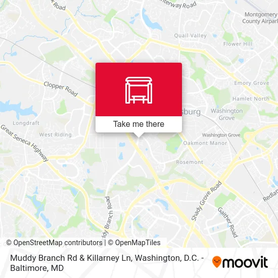 Muddy Branch Rd & Killarney Ln map