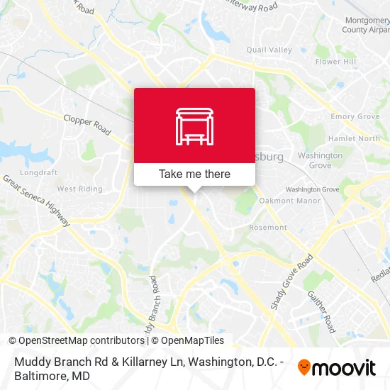 Muddy Branch Rd & Killarney Ln map