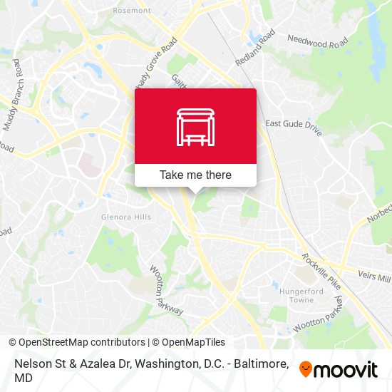 Nelson St & Azalea Dr map