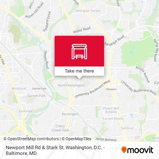 Mapa de Newport Mill Rd & Stark St