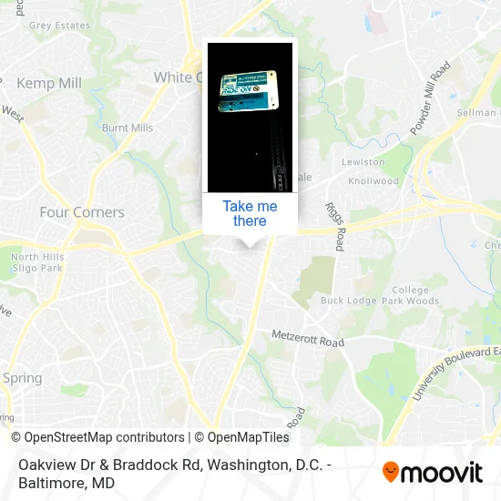 Oakview Dr & Braddock Rd map