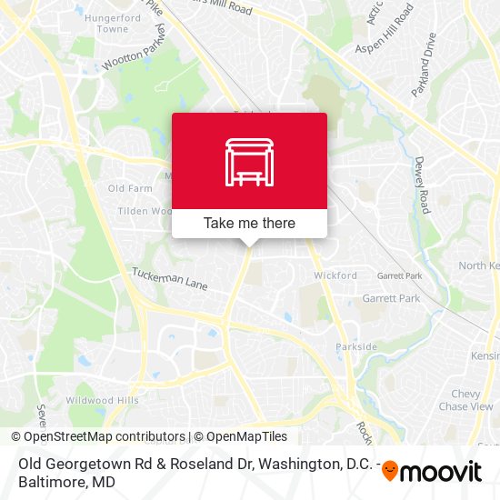 Mapa de Old Georgetown Rd & Roseland Dr