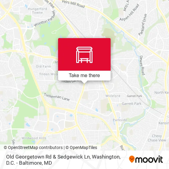 Old Georgetown Rd & Sedgewick Ln map