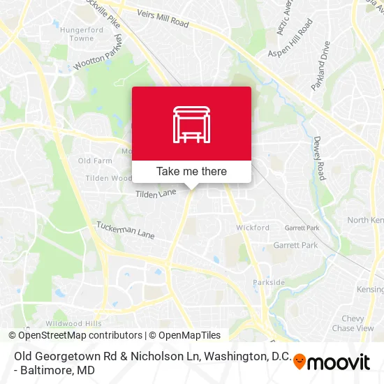 Old Georgetown Rd & Nicholson Ln map