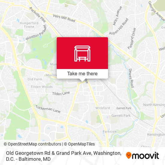Mapa de Old Georgetown Rd & Grand Park Ave