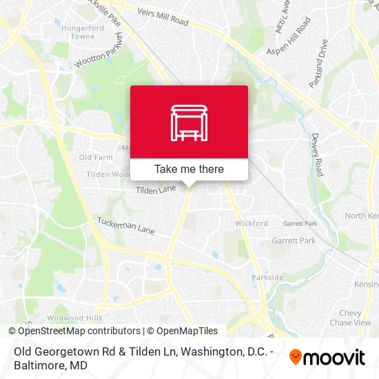Old Georgetown Rd & Tilden Ln map
