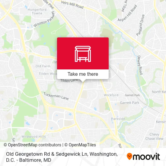 Old Georgetown Rd & Sedgewick Ln map