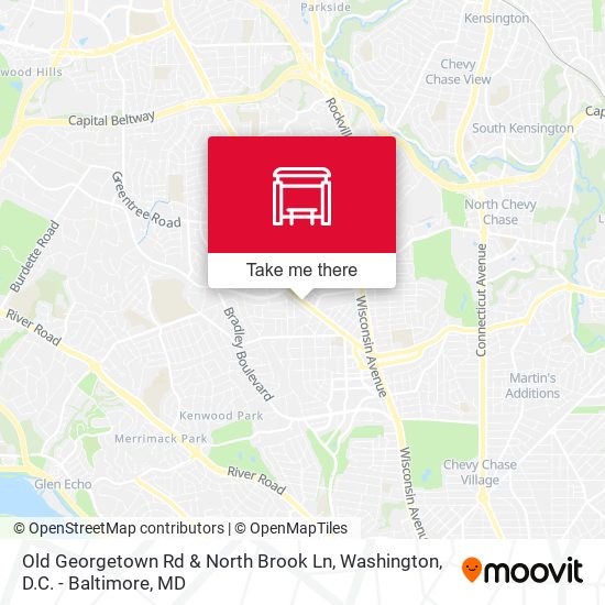 Old Georgetown Rd & North Brook Ln map