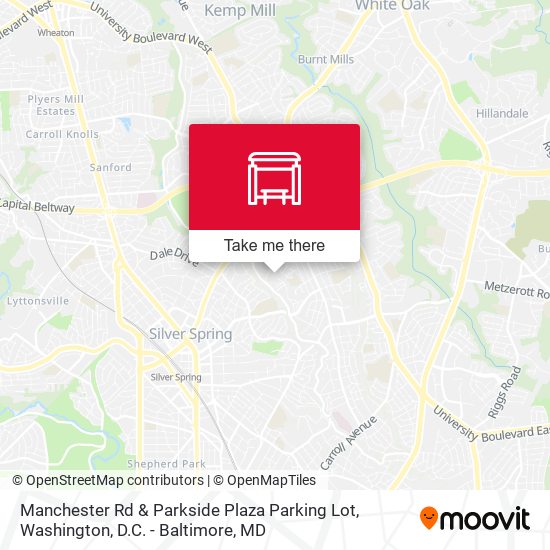Dc Lot And Square Map How To Get To Manchester Rd & Parkside Plaza Parking Lot In Silver Spring  By Bus, Metro Or Train?