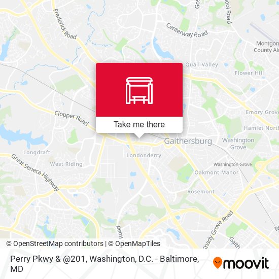 Perry Pkwy & @201 map
