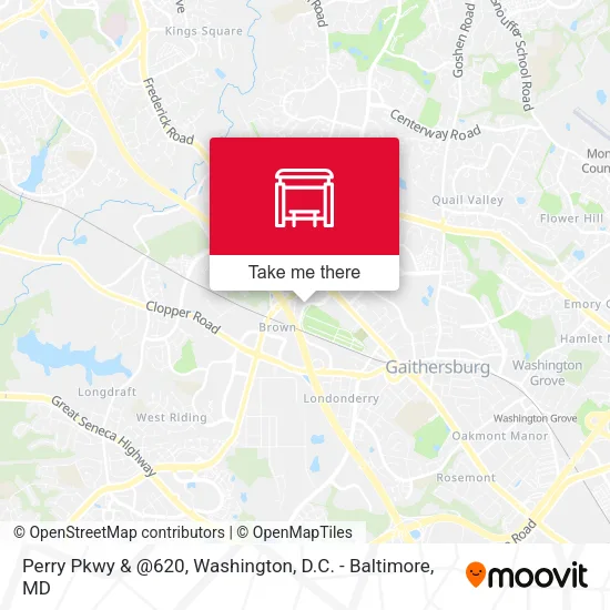 Mapa de Perry Pkwy & @620
