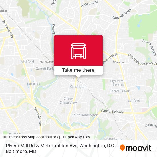 Mapa de Plyers Mill Rd & Metropolitan Ave
