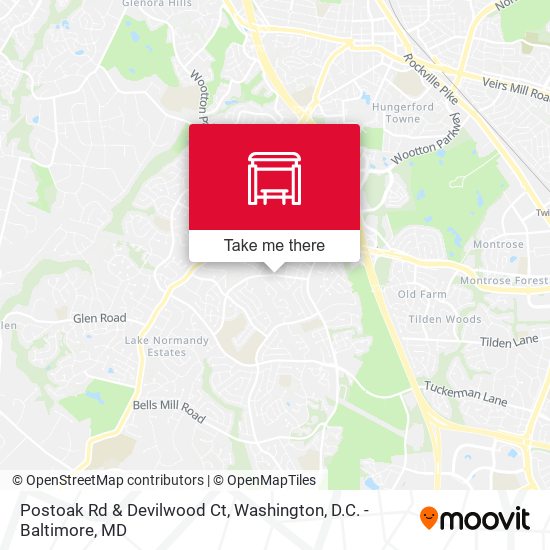 Mapa de Postoak Rd & Devilwood Ct