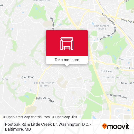 Postoak Rd & Little Creek Dr map