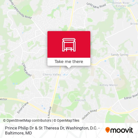 Mapa de Prince Philip Dr & St Theresa Dr