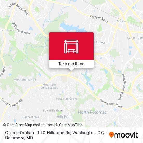 Mapa de Quince Orchard Rd & Hillstone Rd