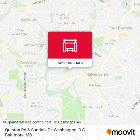 Quinton Rd & Sundale Dr map