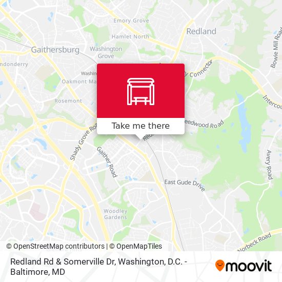 Redland Rd & Somerville Dr map