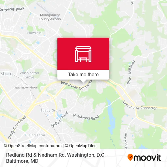 Redland Rd & Nedham Rd map