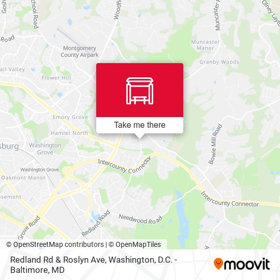 Mapa de Redland Rd & Roslyn Ave