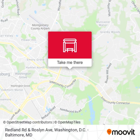 Mapa de Redland Rd & Roslyn Ave