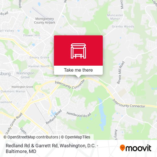 Mapa de Redland Rd & Garrett Rd