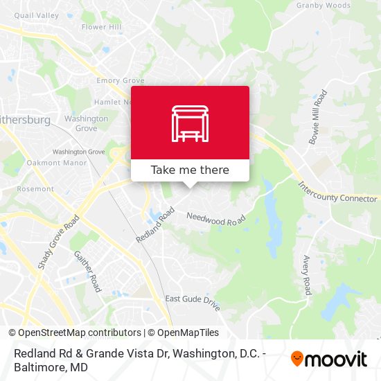 Redland Rd & Grande Vista Dr map