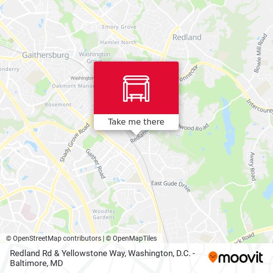Mapa de Redland Rd & Yellowstone Way